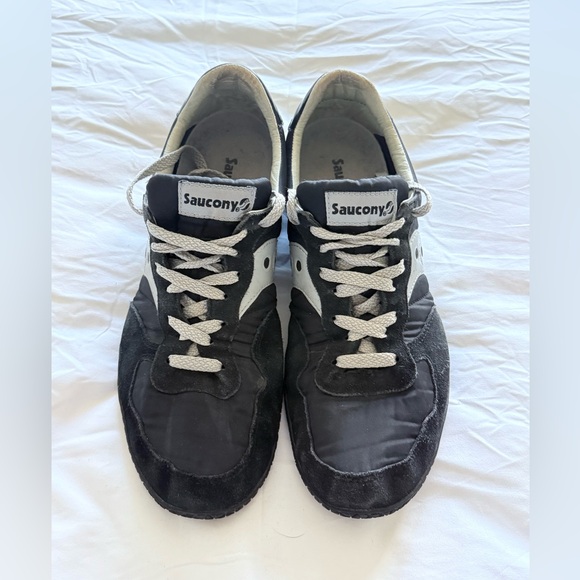 Saucony Men's Black and White Sneakers - Picture 1 of 6